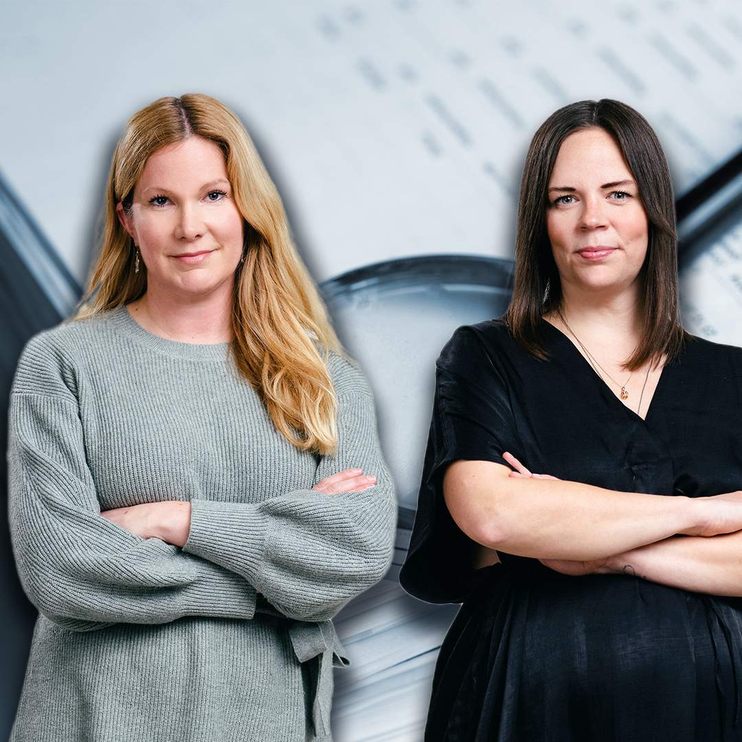 Malin Gavelin och Anna Sofia Dahl, Sjukhusläkaren.