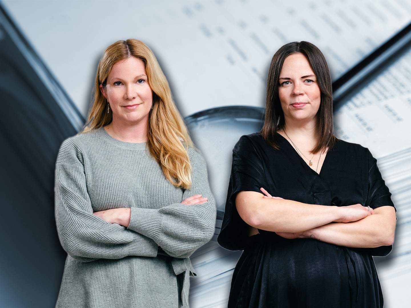 Malin Gavelin och Anna Sofia Dahl, Sjukhusläkaren.